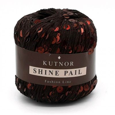 Пряжа KUTNOR Shine Pail (025); Состав: 98% хлопок, 2% пайетки; 50 г / 120 м