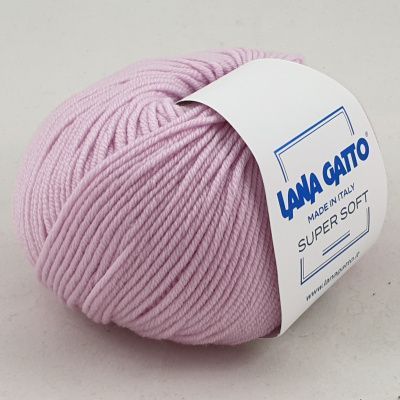 Lana Gatto Super Soft (05285 розовый) 100% меринос экстрафайн 50 г/125 м